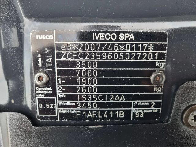 Refrigerated/freezer transport (closed box) Iveco Daily 35C13 Koelkoffer Carrier Pulsor 400 -20C ...