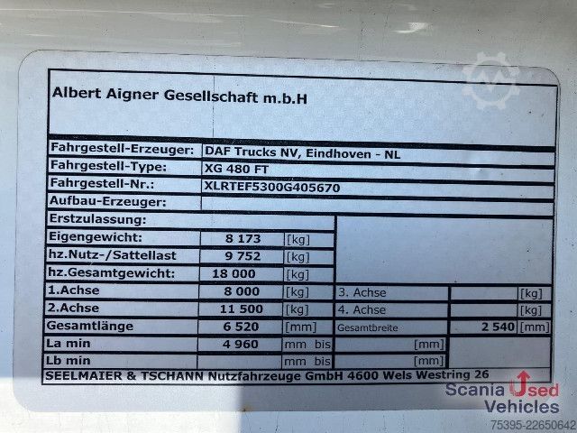 Standard SZM DAF XG 480 !!
