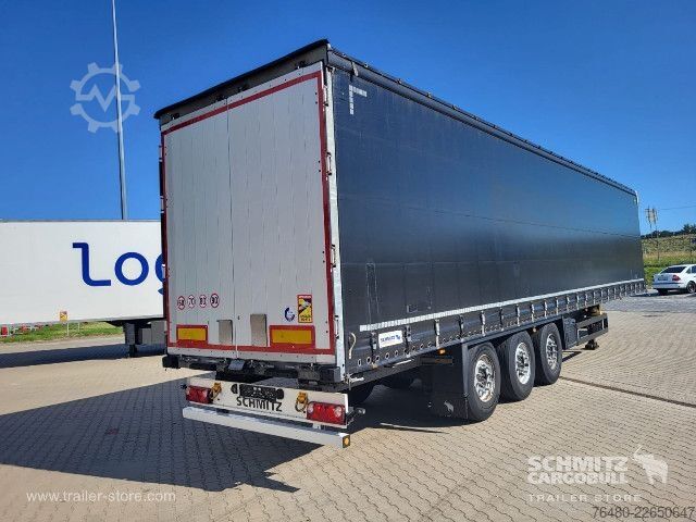 Auflieger mit Pritsche & Plane Schmitz Cargobull Schiebeplane Standard