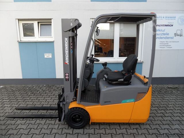 Elektro 3 Rad-Stapler Jungheinrich EFG 115 - Triplex - NEUE Batterie - aufgearbeitet