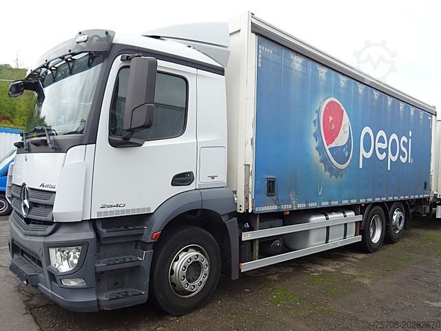 LKW mit Getränkeaufbau MERCEDES-BENZ 2540 Antos*SafeServer*38 Pal.*2x 2,5 to LBW*Ret.