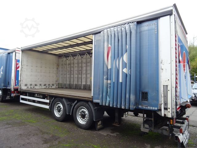 Flatbed truck with tarp MERCEDES-BENZ 2540 Antos*SafeServer*38 Pal.*2x 2,5 to LBW*Ret.