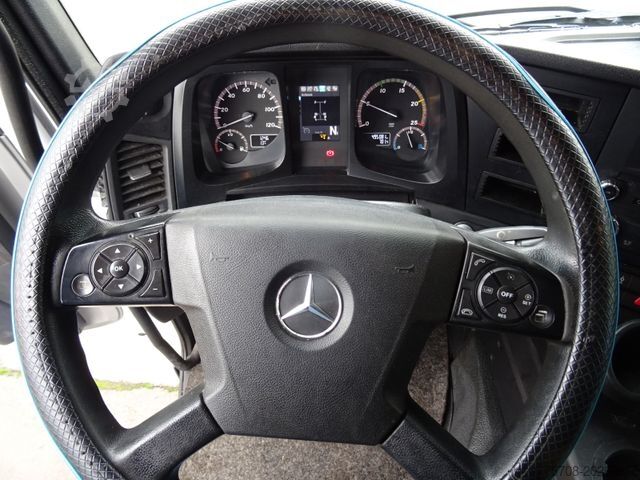 Flatbed truck with tarp MERCEDES-BENZ 2540 Antos*SafeServer*38 Pal.*2x 2,5 to LBW*Ret.