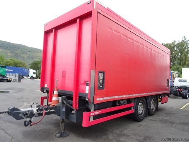 Beverage trailer SPIER Tandem Schiebeplane*6,6 m*16 Pal.*2 to LBW*zert.