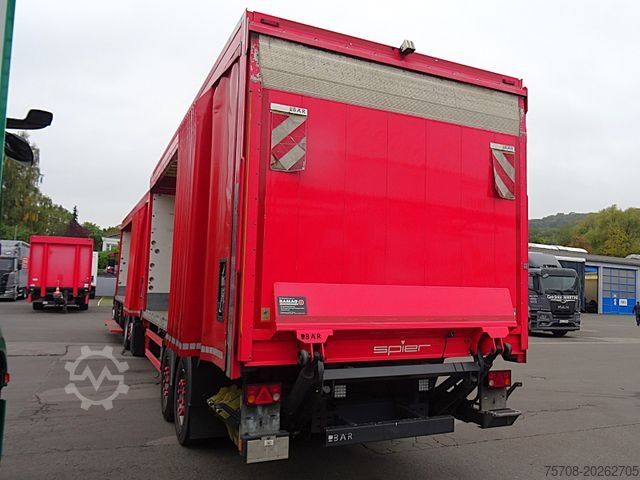 Flatbed truck with tarp MERCEDES-BENZ 2540 Antos*kpl. Zug*NLA*2x LBW*38 Pal*Kamera*TOP