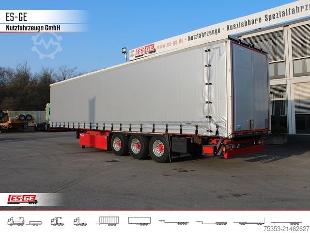 Open semitrailer with tarp KRONE 3-Achs-Sattelanhänger, Curtainsider