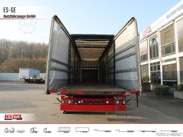 Open semitrailer with tarp KRONE 3-Achs-Sattelanhänger, Curtainsider