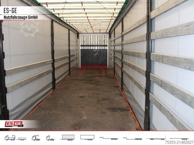 Open semitrailer with tarp KRONE 3-Achs-Sattelanhänger, Curtainsider