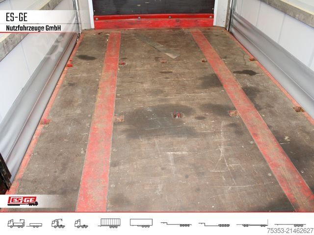 Open semitrailer with tarp KRONE 3-Achs-Sattelanhänger, Curtainsider