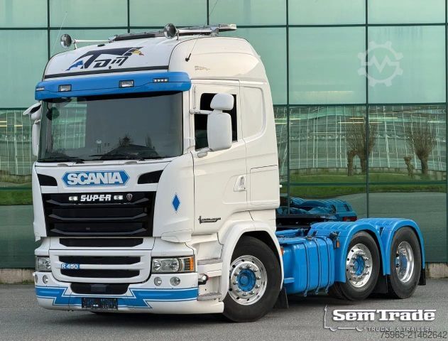 Standard tractor unit SCANIA R450 6X2 CROWN EDITION RETARDER FULL AIR PTO + H