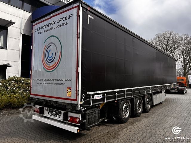 Open semitrailer with tarp SCHMITZ CARGOBULL SCS 24/L - 13.62 C E B, XL, Getränke, Coil