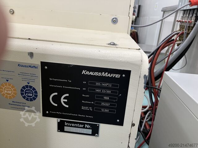 Spritzgießmaschine KraussMaffei 300-1400 C2