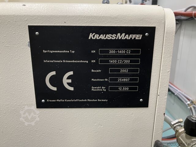 Spritzgießmaschine KraussMaffei 300-1400 C2