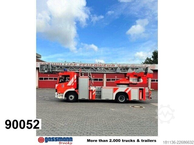 Feuerwehrfahrzeug Mercedes-Benz 1528 F 4x2 Metz Drehleiter DLK 23-12, 23 mtr.