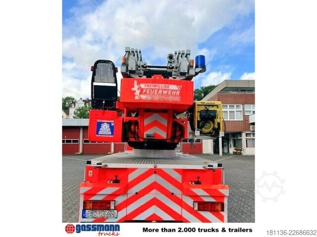 Feuerwehrfahrzeug Mercedes-Benz 1528 F 4x2 Metz Drehleiter DLK 23-12, 23 mtr.