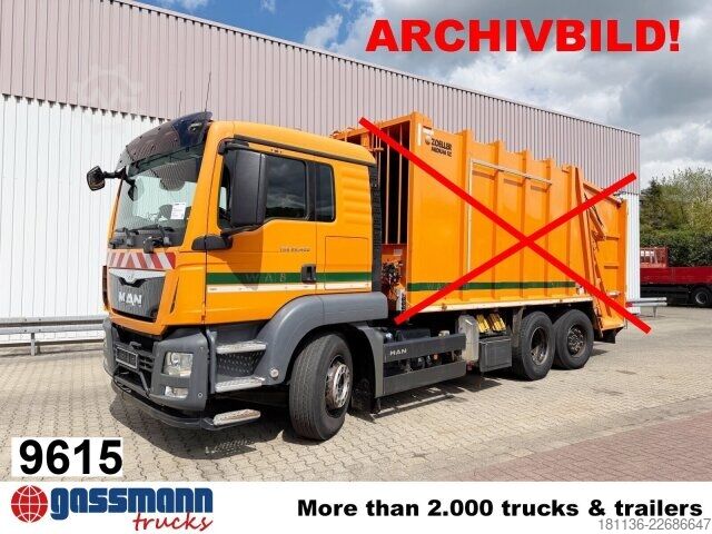 Truck chassis MAN TGS 26.320 6x2-4 BL, Lenk-/Liftachse