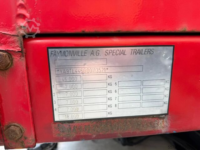 Semi low-loader Faymonville STN-4AX Multimax