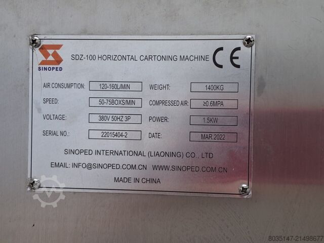 Supplemente-Maschine SINOPED BLISTER PACKING MACHINE DDP 360