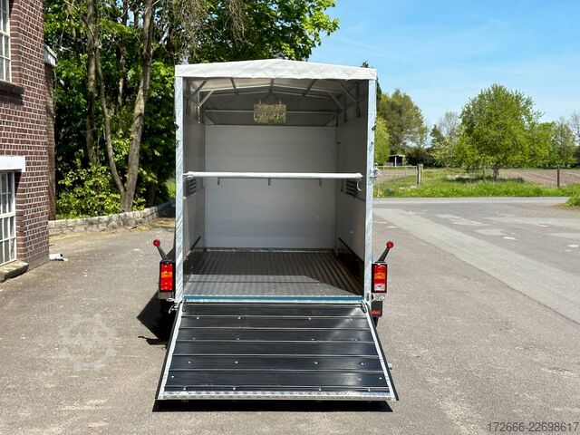 Viehanhänger Vezeko VT 2000 | RAMPE-/TÜR-KOMBI 320X160X190CM VIEHANHÄNGER | RAMPENGUMMI | LÜFTUNG | BOXENSTANGE
