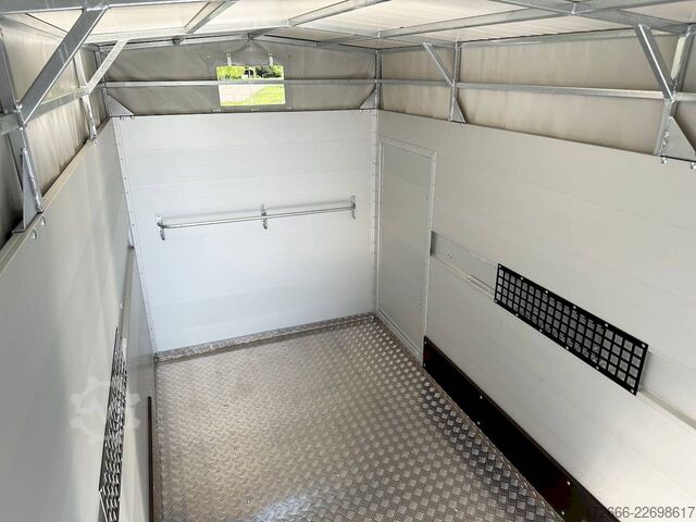 Viehanhänger Vezeko VT 2000 | RAMPE-/TÜR-KOMBI 320X160X190CM VIEHANHÄNGER | RAMPENGUMMI | LÜFTUNG | BOXENSTANGE