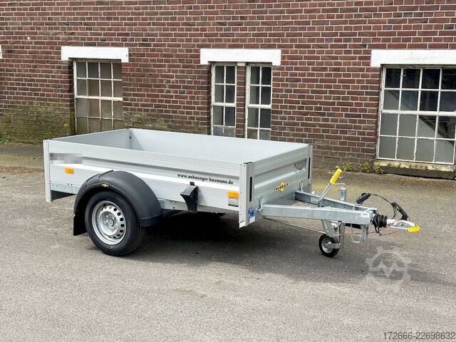 Kastenanhänger Humbaur HA 102111 KV 205X110X35CM 1000KG TIEFLADER | BUGKLAPPE