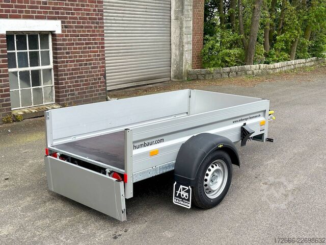 Kastenanhänger Humbaur HA 102111 KV 205X110X35CM 1000KG TIEFLADER | BUGKLAPPE