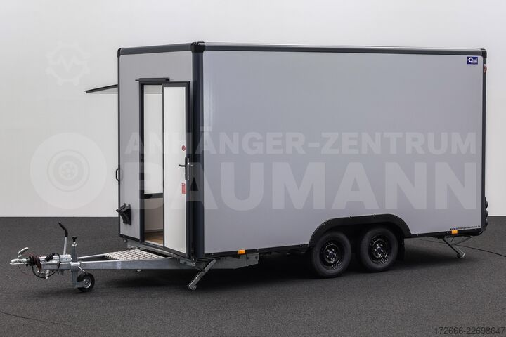 Verkaufsanhänger Blyss HB20421HT | PREMIUM AERO | GRAU 420X200X230CM 2000KG VERKAUFSANHÄNGER