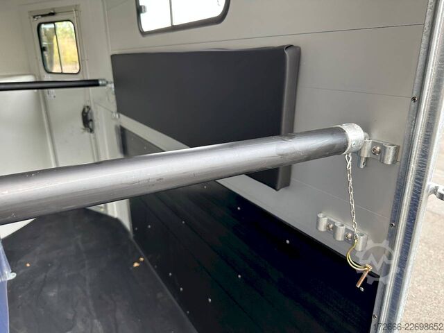 Pferdeanhänger Cheval Liberté GOLD 3 ALU PREMIUM DUNKELBLAU+SATTELKAMMER