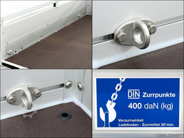 Kastenanhänger Koch-Anhänger U2 205X105X45CM 750KG TIEFLADER