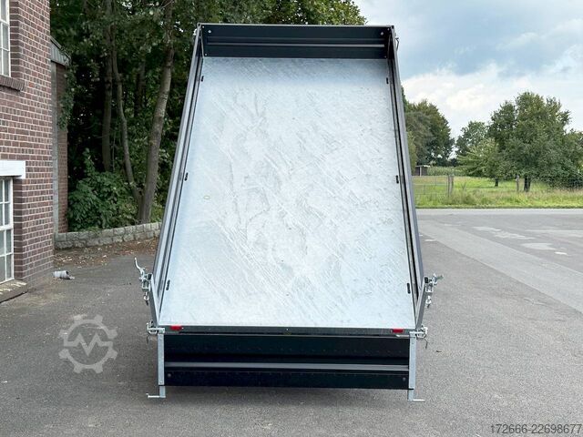 Dreiseitenkipper Humbaur HTK 3000.31 | STAHL 314X175X35CM 3000KG DREISEITENKIPPER