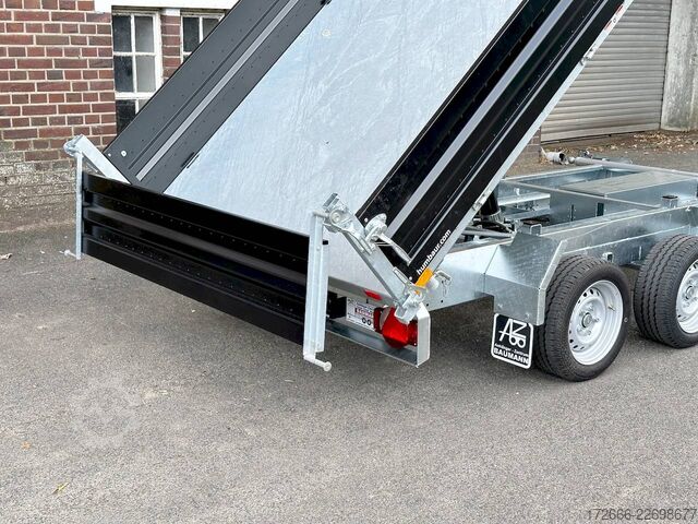 Dreiseitenkipper Humbaur HTK 3000.31 | STAHL 314X175X35CM 3000KG DREISEITENKIPPER