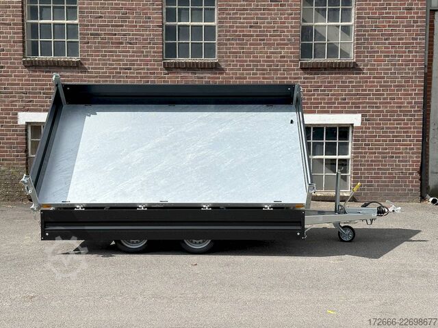 Dreiseitenkipper Humbaur HTK 3000.31 | STAHL 314X175X35CM 3000KG DREISEITENKIPPER