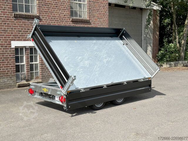Dreiseitenkipper Humbaur HTK 3000.31 | STAHL 314X175X35CM 3000KG DREISEITENKIPPER