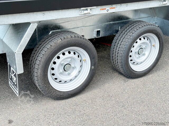 Dreiseitenkipper Humbaur HTK 3000.31 | STAHL 314X175X35CM 3000KG DREISEITENKIPPER