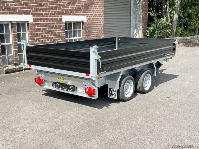 Dreiseitenkipper Humbaur HTK 3000.31 | STAHL 314X175X35CM 3000KG DREISEITENKIPPER