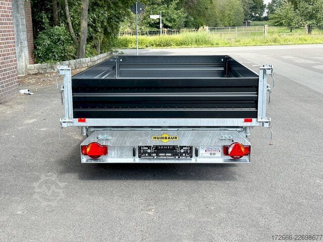 Dreiseitenkipper Humbaur HTK 3000.31 | STAHL 314X175X35CM 3000KG DREISEITENKIPPER