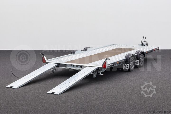 Autotransporter Brian James Trailers A 130-5021-30-2-12 TRANSPORTER 500X210CM 3000KG AUTOTRAILER | ANTHRAZIT