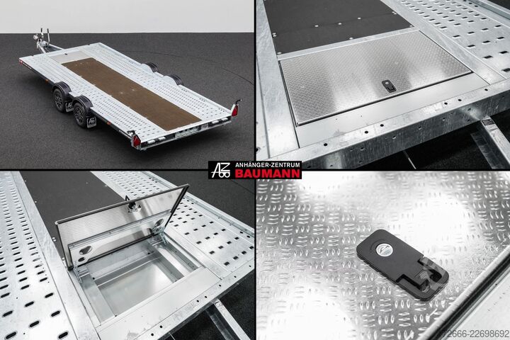 Autotransporter Brian James Trailers A 130-5021-30-2-12 TRANSPORTER 500X210CM 3000KG AUTOTRAILER | ANTHRAZIT