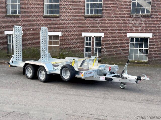 Heavy equipment trailer Brian James Trailers DIGGER PLANT 543-3717-35-2-12 | TRACSTRAP | EINZELRAMPEN 370X170CM 3500KG BAUMASCHINENANHÄNGER