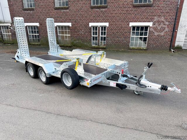 Heavy equipment trailer Brian James Trailers DIGGER PLANT 543-3717-35-2-12 | TRACSTRAP | EINZELRAMPEN 370X170CM 3500KG BAUMASCHINENANHÄNGER