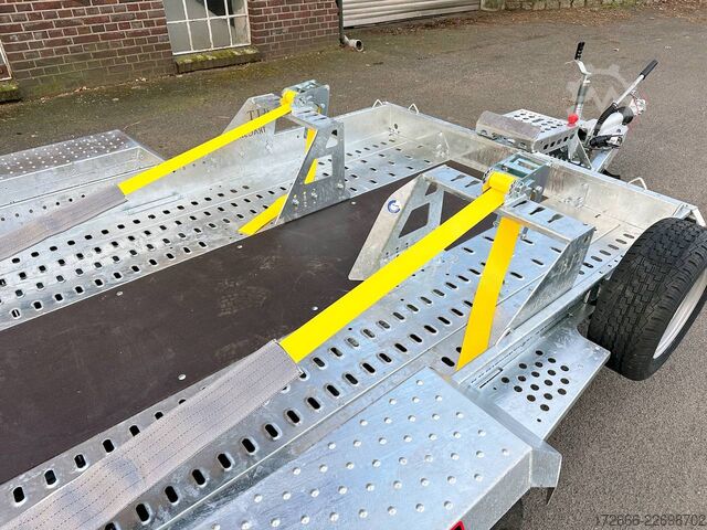 Heavy equipment trailer Brian James Trailers DIGGER PLANT 543-3717-35-2-12 | TRACSTRAP | EINZELRAMPEN 370X170CM 3500KG BAUMASCHINENANHÄNGER