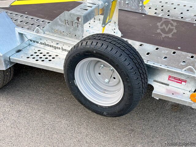 Heavy equipment trailer Brian James Trailers DIGGER PLANT 543-3717-35-2-12 | TRACSTRAP | EINZELRAMPEN 370X170CM 3500KG BAUMASCHINENANHÄNGER