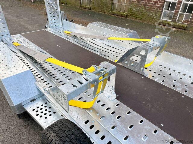 Heavy equipment trailer Brian James Trailers DIGGER PLANT 543-3717-35-2-12 | TRACSTRAP | EINZELRAMPEN 370X170CM 3500KG BAUMASCHINENANHÄNGER