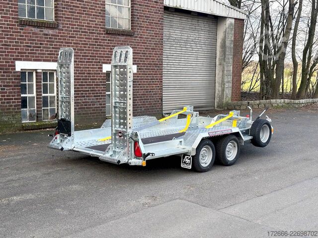 Heavy equipment trailer Brian James Trailers DIGGER PLANT 543-3717-35-2-12 | TRACSTRAP | EINZELRAMPEN 370X170CM 3500KG BAUMASCHINENANHÄNGER