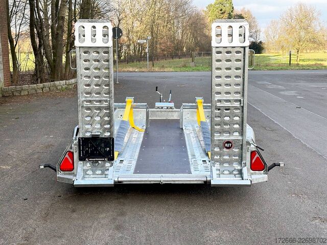 Heavy equipment trailer Brian James Trailers DIGGER PLANT 543-3717-35-2-12 | TRACSTRAP | EINZELRAMPEN 370X170CM 3500KG BAUMASCHINENANHÄNGER