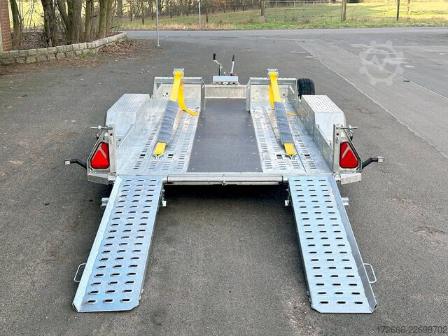 Heavy equipment trailer Brian James Trailers DIGGER PLANT 543-3717-35-2-12 | TRACSTRAP | EINZELRAMPEN 370X170CM 3500KG BAUMASCHINENANHÄNGER
