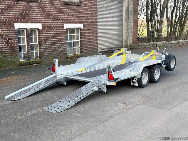 Heavy equipment trailer Brian James Trailers DIGGER PLANT 543-3717-35-2-12 | TRACSTRAP | EINZELRAMPEN 370X170CM 3500KG BAUMASCHINENANHÄNGER