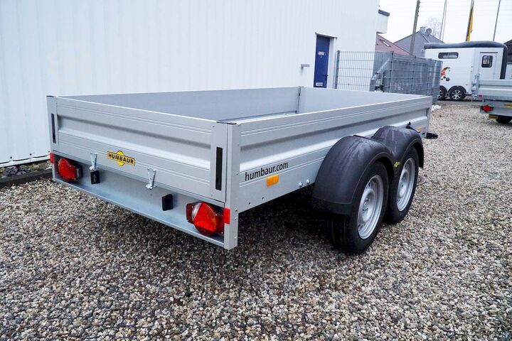 Box trailer Humbaur HA 253015 KV 303X150X35CM 2500KG TIEFLADER | BUGKLAPPE