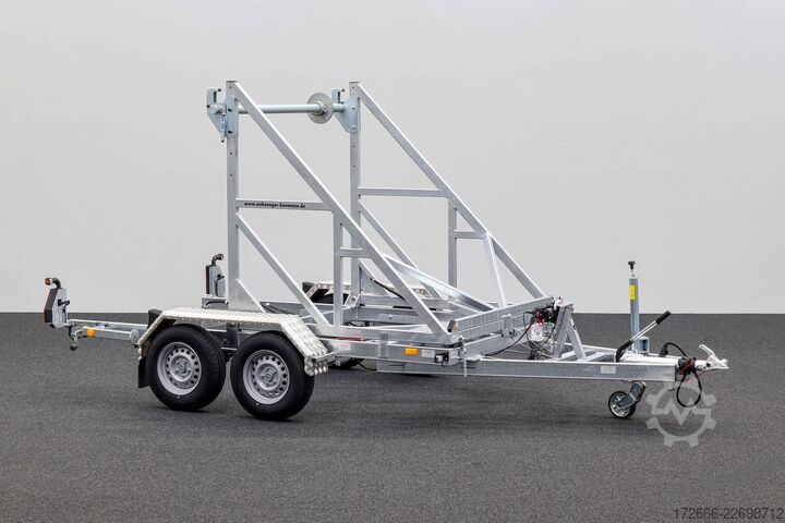 Cable drum trailer Stedele KTT 35 | E-WINDE 330X163CM 3500KG KABELTROMMELANHÄNGER