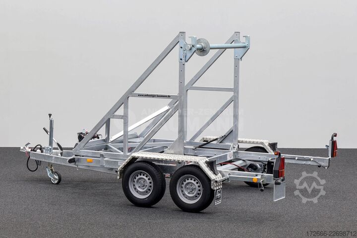 Cable drum trailer Stedele KTT 35 | E-WINDE 330X163CM 3500KG KABELTROMMELANHÄNGER